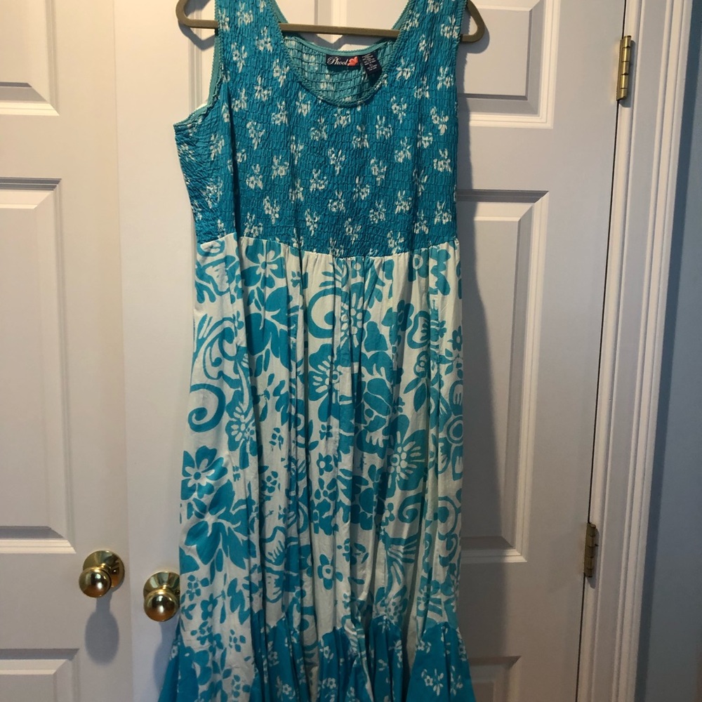 Blue Floral Sundress